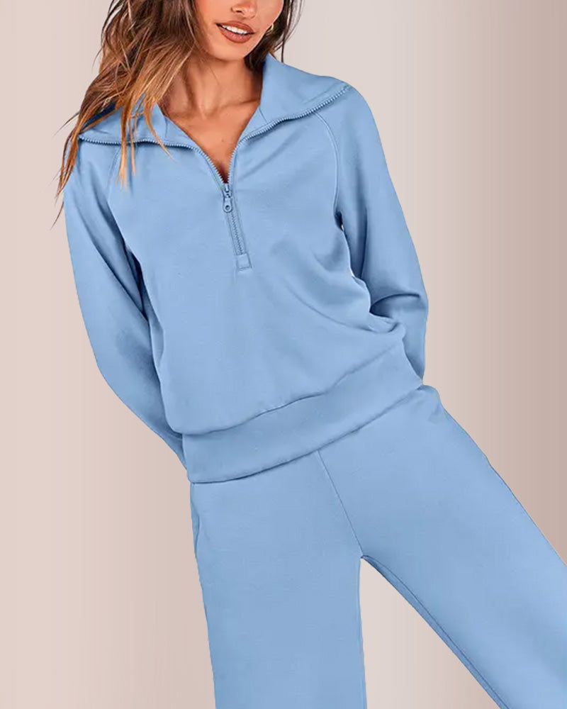 Willluxe® Women's Casual 2-Piece Sweatsuit Set