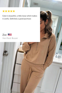Willluxe® Women's Casual 2-Piece Sweatsuit Set