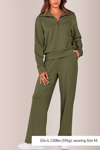 Willluxe® Women's Casual 2-Piece Sweatsuit Set