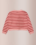 Willluxe® Vintage Striped Knit Cardigan