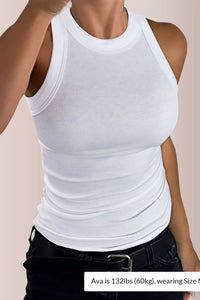 Willluxe® Revival Ribbed Knit Essential Tank