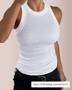 Willluxe® Revival Ribbed Knit Essential Tank