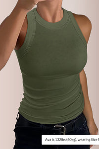 Willluxe® Revival Ribbed Knit Essential Tank