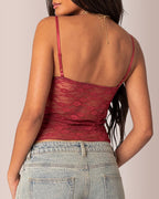 Willluxe® Sheer Lace Tank Top