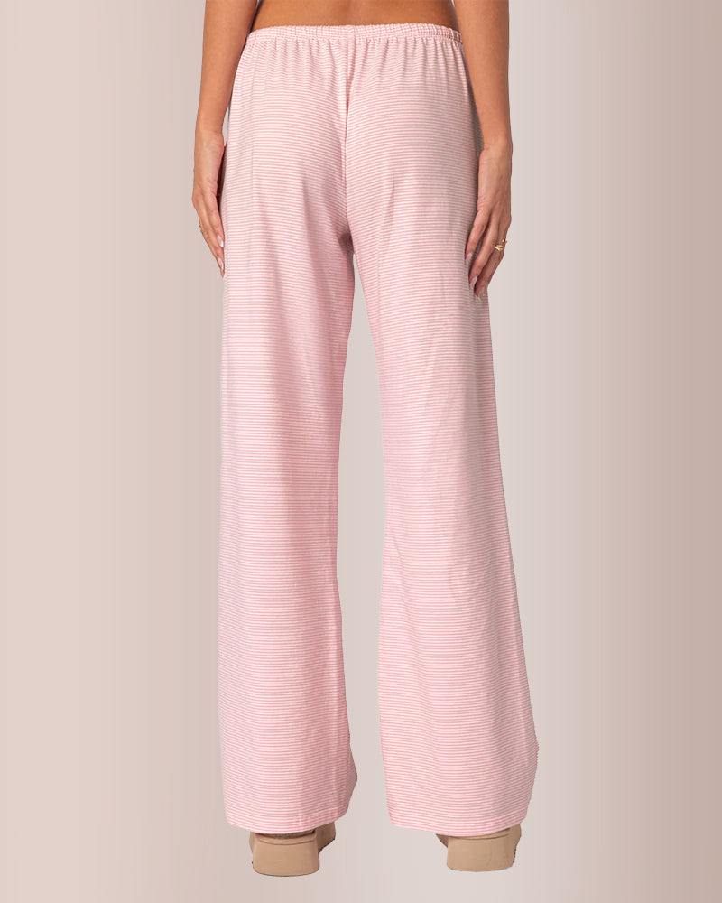 Willluxe® Striped Loose Fit Pants