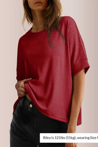 Willluxe® Women’s Oversized Basic Tee