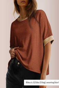 Willluxe® Women’s Oversized Basic Tee