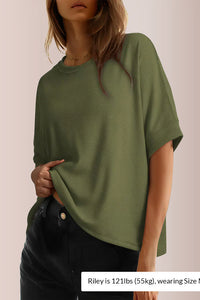 Willluxe® Women’s Oversized Basic Tee