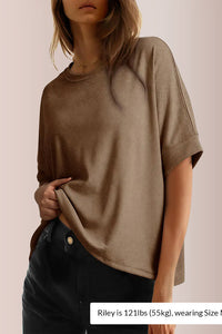 Willluxe® Women’s Oversized Basic Tee