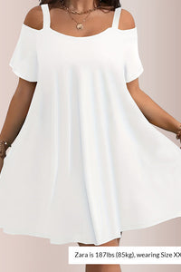 Willluxe® Plus Size Summer Elegant And Comfortable Solid-Color Dress