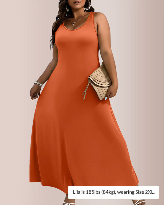WILLLUXE® The Effortless A-Line Maxi Dress - Plus Size