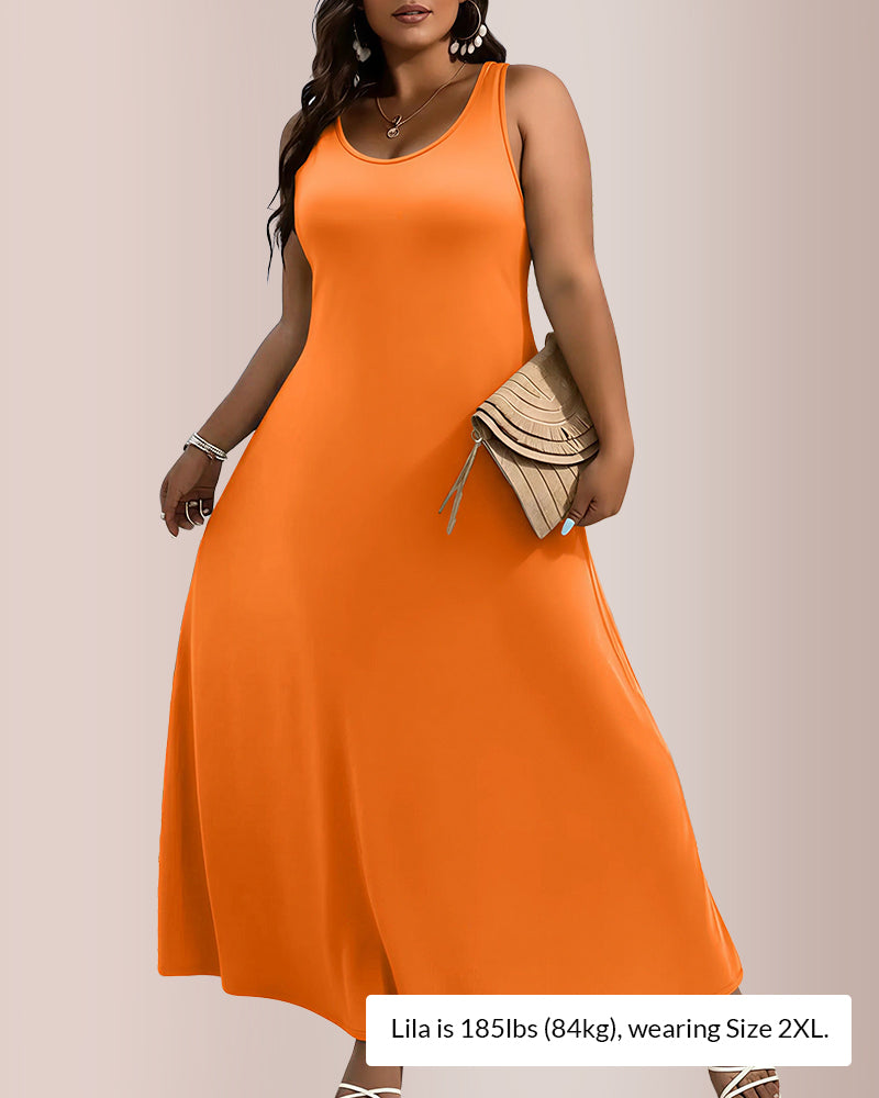 Willluxe® The Effortless A-Line Maxi Dress - Plus Size