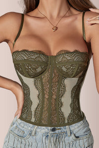 Willluxe® Lace Bustier Corset Top