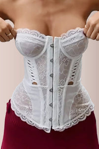 Willluxe® Vintage Lace Push-Up Corset Top