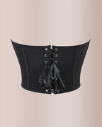 Willluxe® Sweetheart Neckline Mesh Corset Top