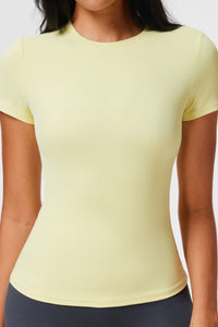 Willluxe® Crew Neck Cotton Curvey T-shirt