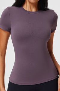 Willluxe® Crew Neck Cotton Curvey T-shirt