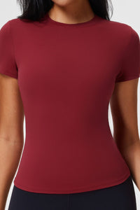 Willluxe® Crew Neck Cotton Curvey T-shirt
