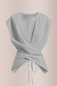 Willluxe® Criss-Cross Wrap Crop Top