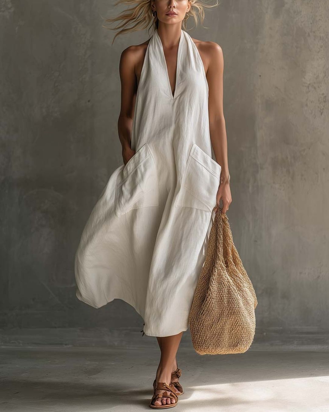 Willluxe® Halter Maxi Dress