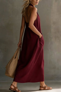 Willluxe® Halter Maxi Dress
