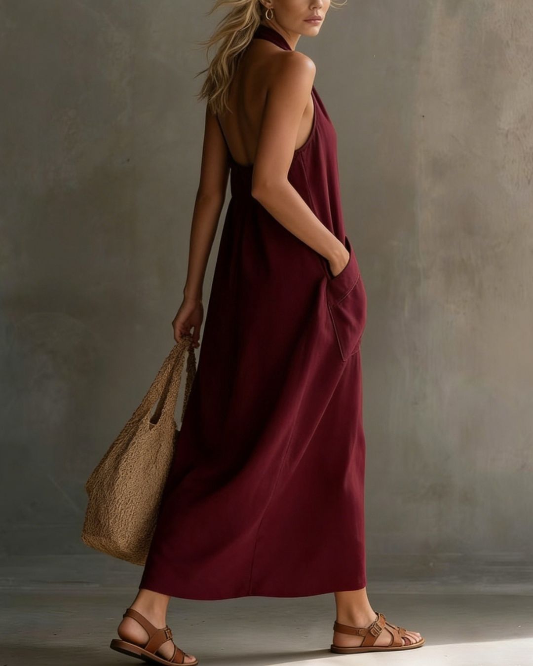 Willluxe® Halter Maxi Dress