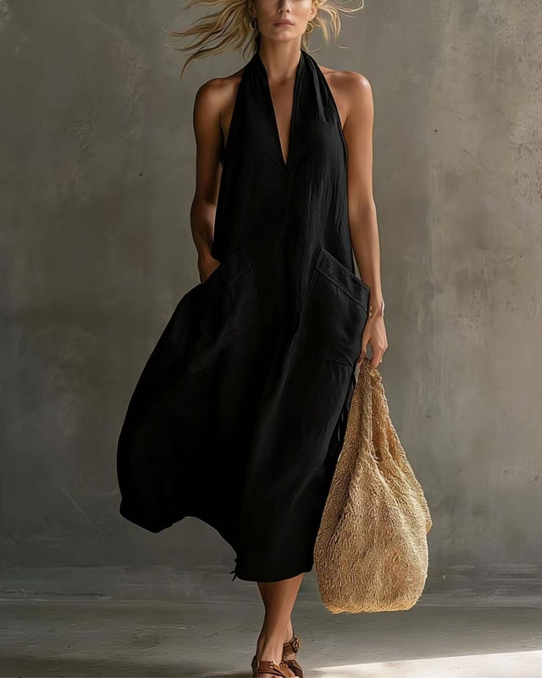 Willluxe® Halter Maxi Dress