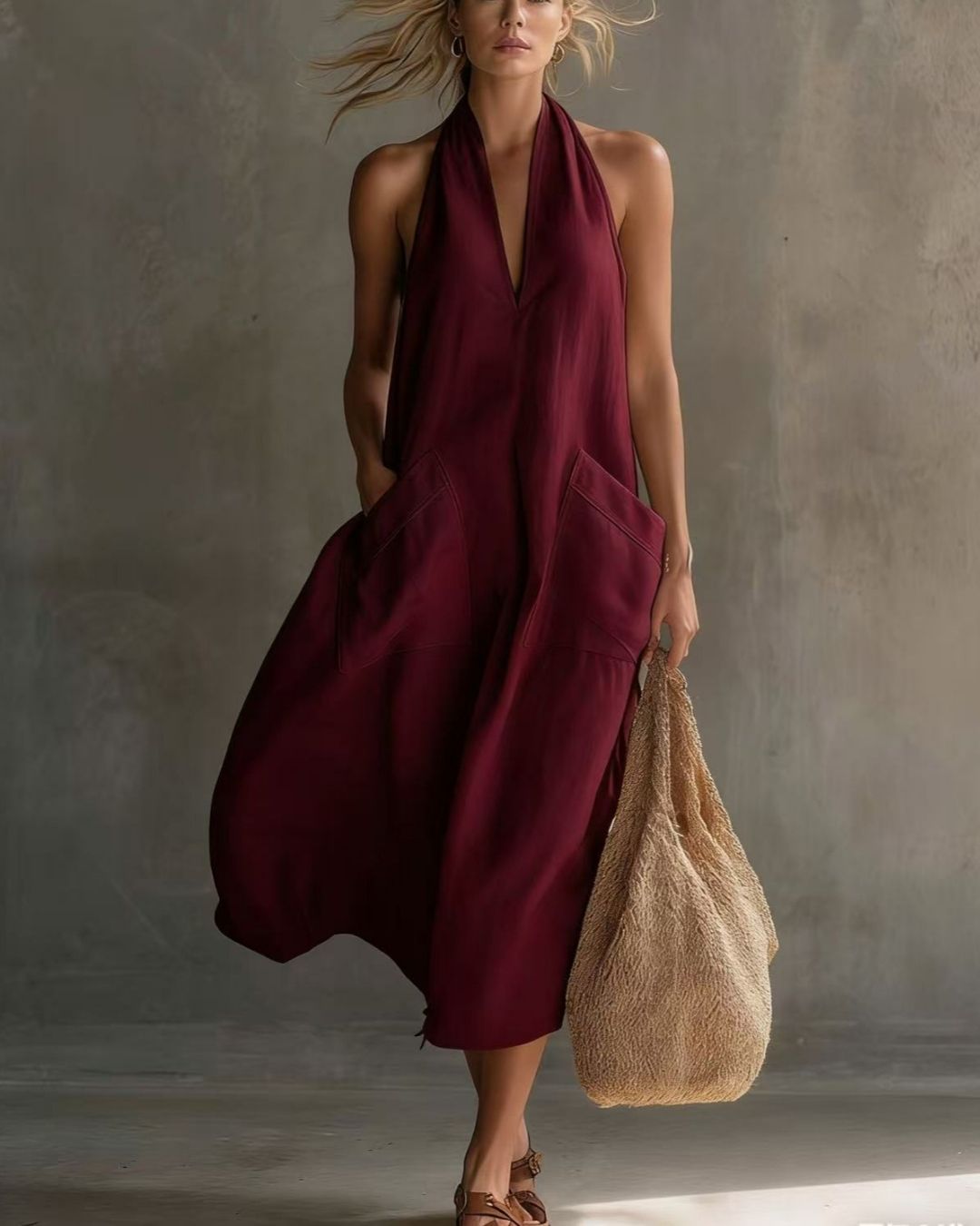 Willluxe® Halter Maxi Dress