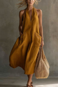 Willluxe® Halter Maxi Dress