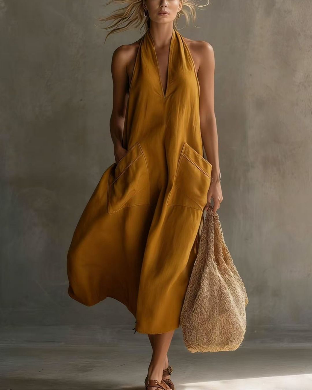 Willluxe® Halter Maxi Dress
