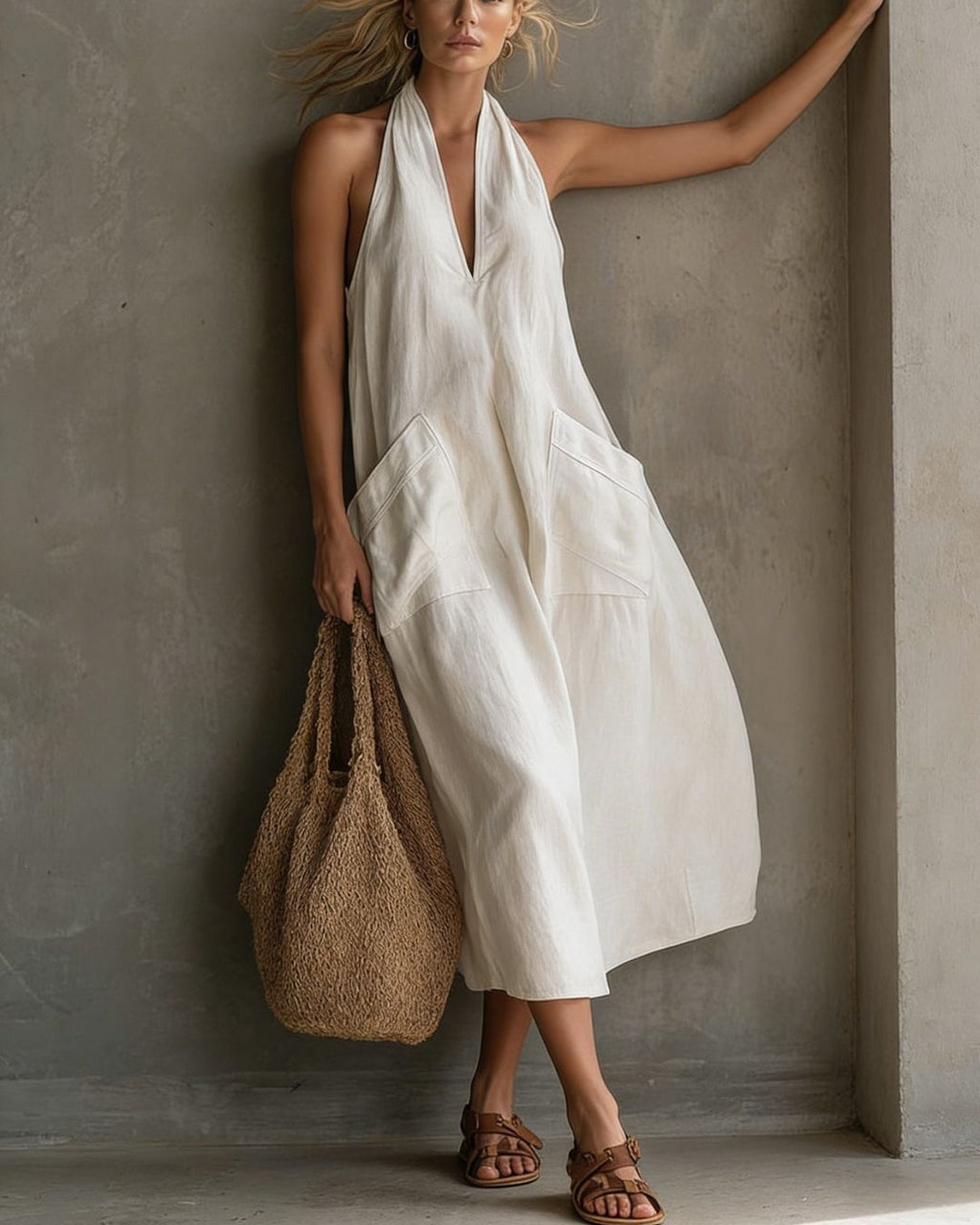 Willluxe® Halter Maxi Dress