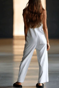 Willluxe® Casual Loose Retro Breathable Wide Leg Jumpsuit