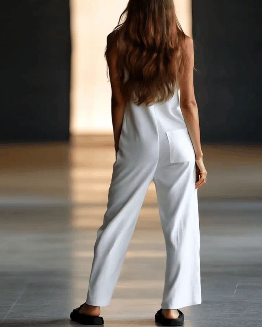 Willluxe® Casual Loose Retro Breathable Wide Leg Jumpsuit
