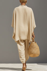 Willluxe® V-Neck Tunic Relaxed Fit Coastal Brunch Outfit