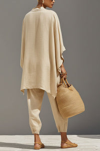 Willluxe® V-Neck Tunic Relaxed Fit Coastal Brunch Outfit