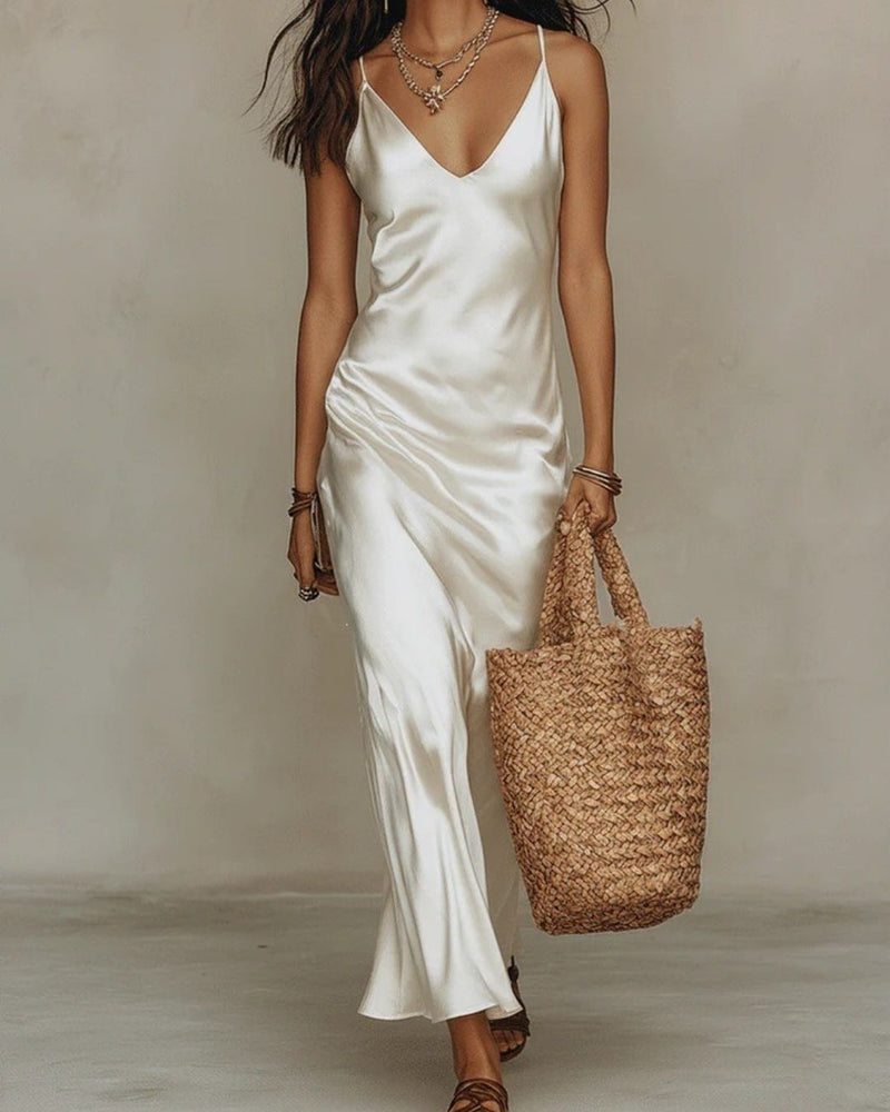 Willluxe® Effortless Satin Midi