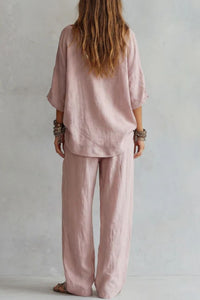 Willluxe® Casual Wide-leg Pants Set