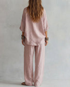 Willluxe® Casual Wide-leg Pants Set