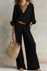 Willluxe® Natural Loose Fitting Resort Wear Set