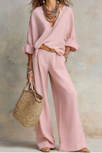 Willluxe® Natural Loose Fitting Resort Wear Set
