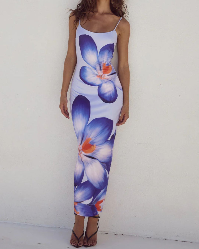 Willluxe® Deia Midi Dress - Esme Print