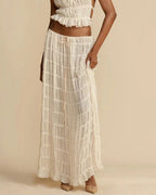 Willluxe® Romance Pleated Back Halter Tank Set