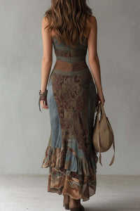 Willluxe® Quiet Drape MIdi Dress
