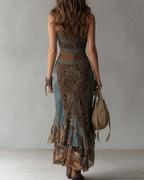 Willluxe® Quiet Drape MIdi Dress