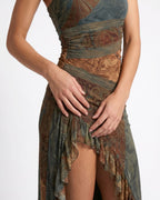 Willluxe® Quiet Drape MIdi Dress