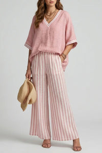 Willluxe® Lidiane - Summer Set With Stripes