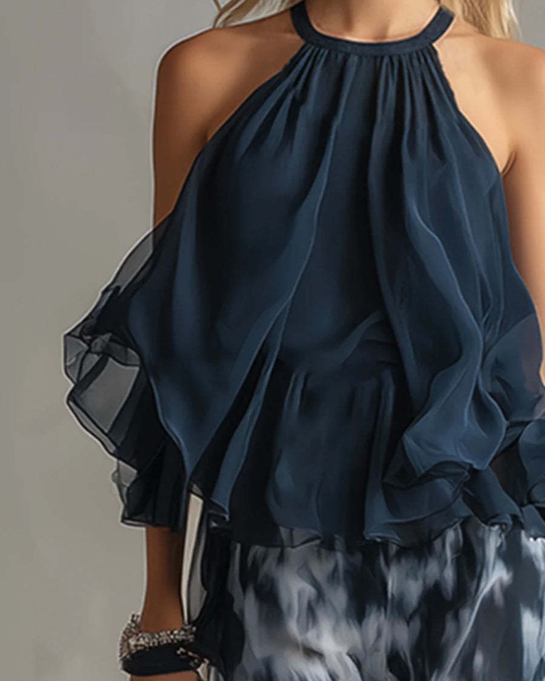 Willluxe® Ludovica Off-Shoulder Blouse and Pants Set Elegant Two-Piece Outfit