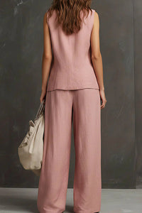 Willluxe® Breezy Summer Waistcoat & Trousers Suit