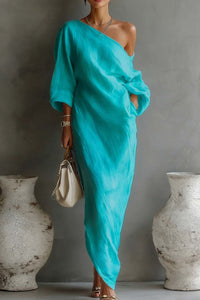 Willluxe® One-Shoulder Maxi Dress