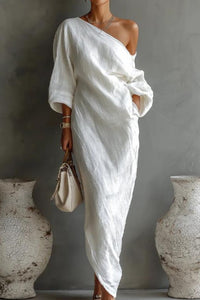 Willluxe® One-Shoulder Maxi Dress